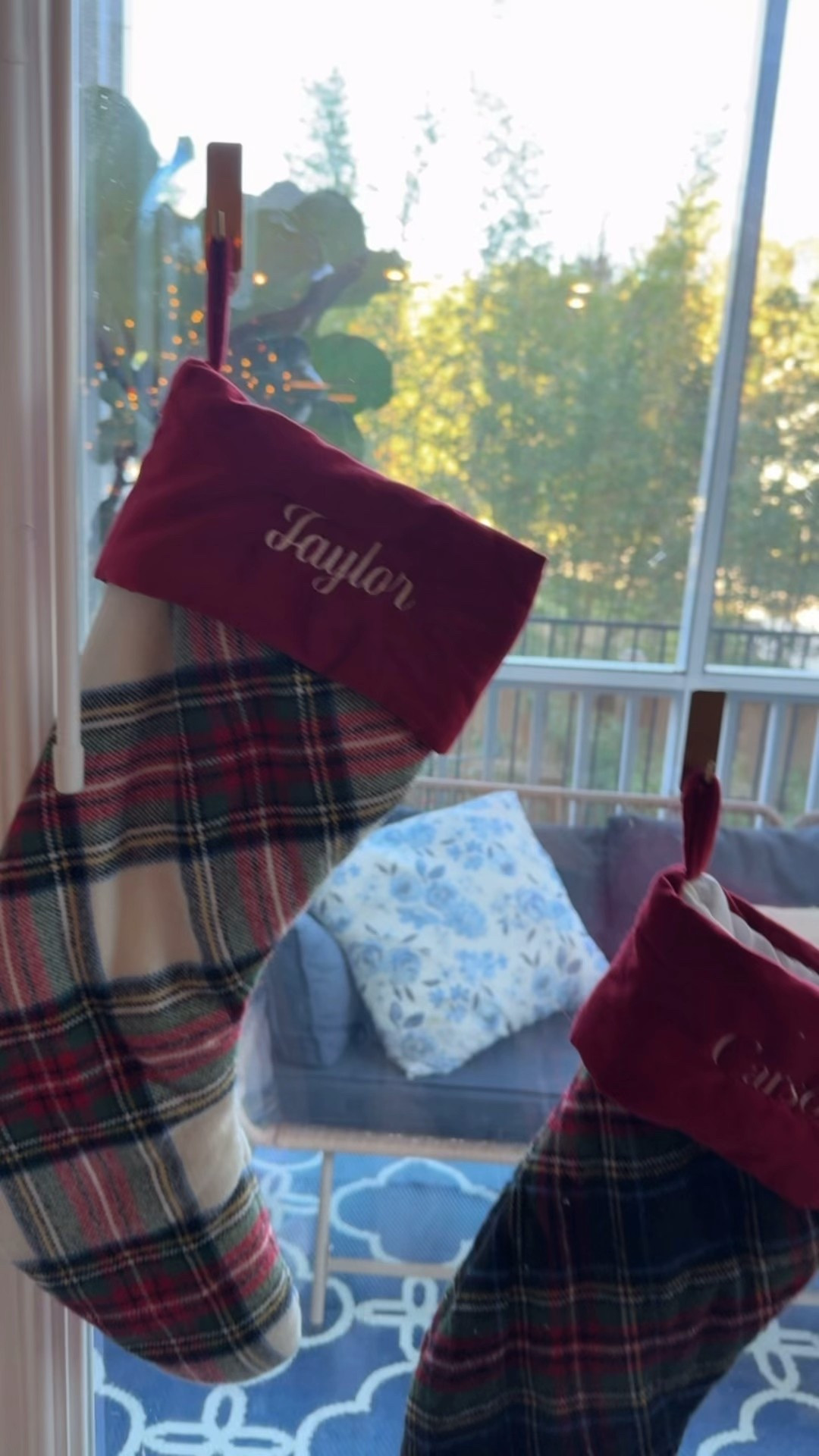 If you don’t have a fireplace for your stockings these gold hooks are a 10/10. 