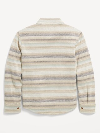 Long-Sleeve Jacquard Knit Pocket Shirt for Boys | Old Navy (US)