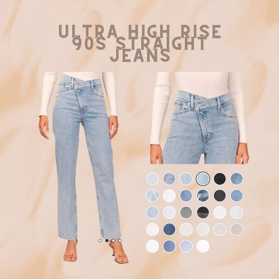Ultra High Rise 90s Straight Jean curated on LTK