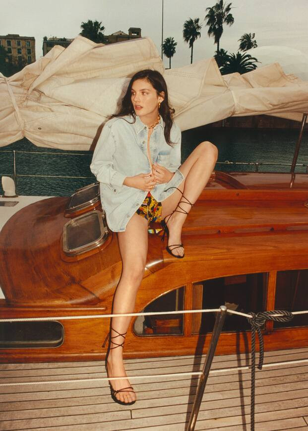 Heel strips sandals | MANGO (US)