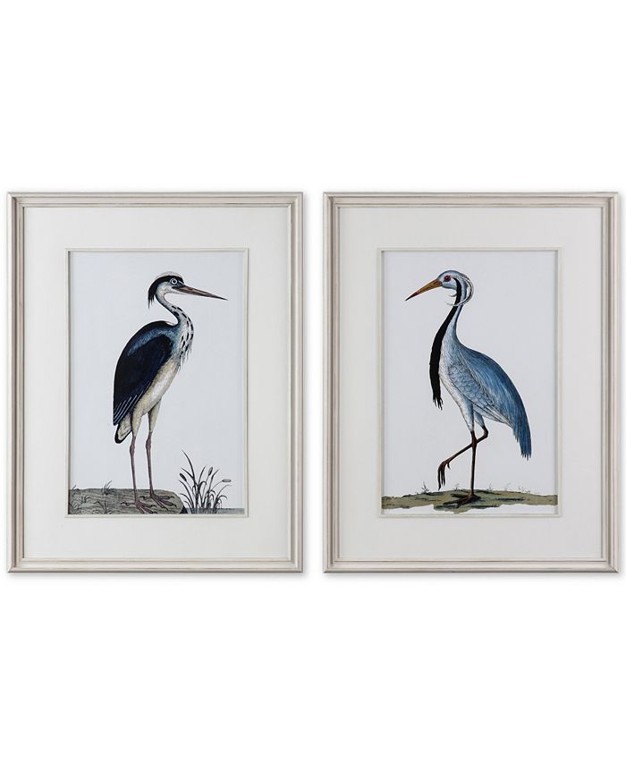 Uttermost Shore Birds 2-Pc. Framed Printed Wall Art Set & Reviews - All Wall Décor - Home Decor ... | Macys (US)
