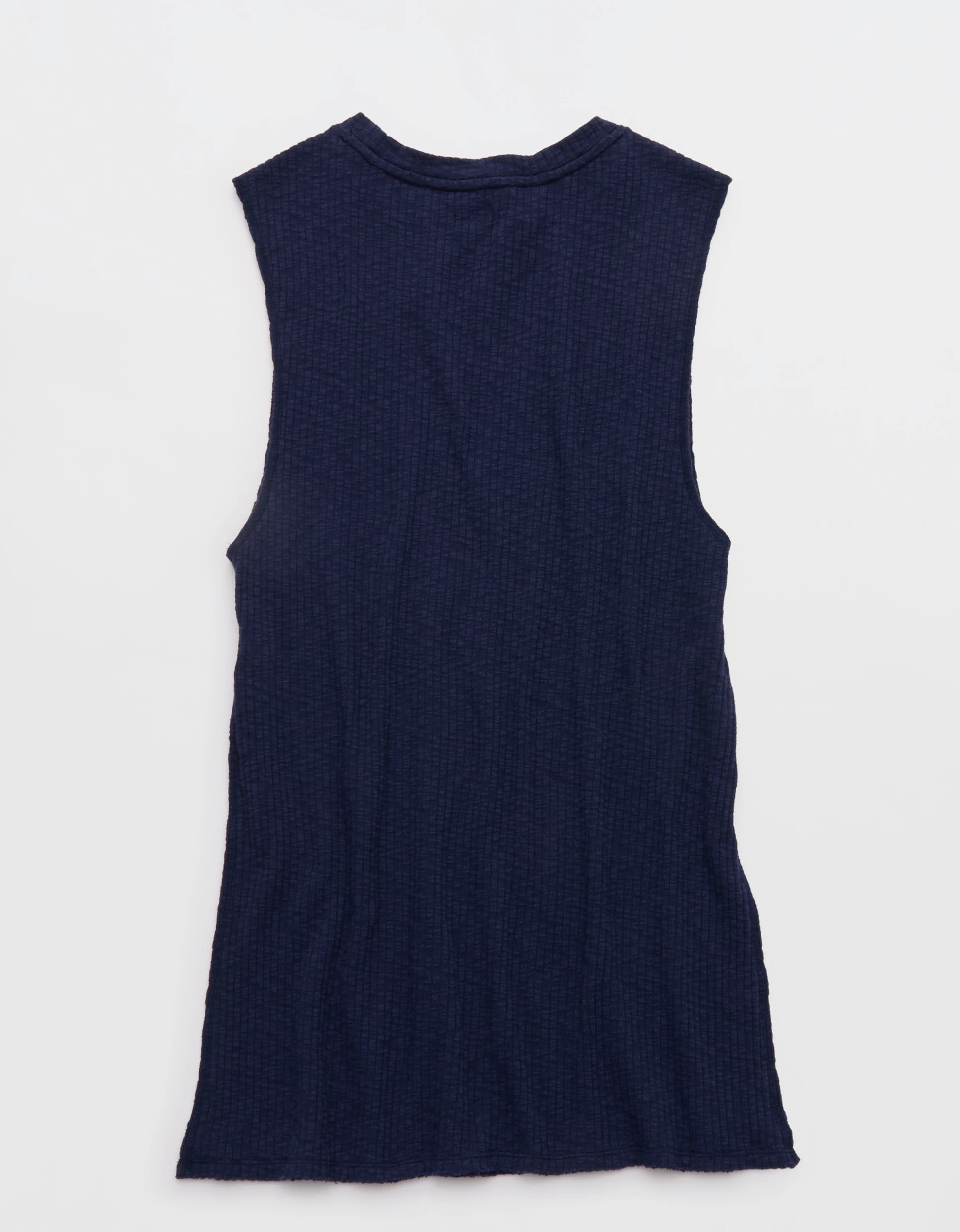Aerie Textured Rib Tunic Tank Top | Aerie