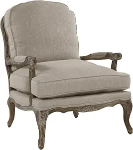 Lexicon Parlier Show Wood Accent Chair - Mid Century Modern Chair for Living Room, Traditional Fr... | Amazon (US)