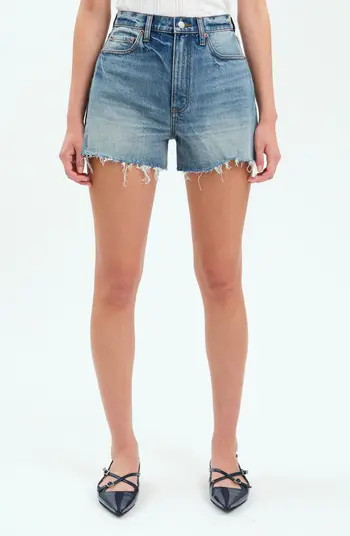 DAZE The Knockout High Waist Denim Shorts | Nordstrom | Nordstrom