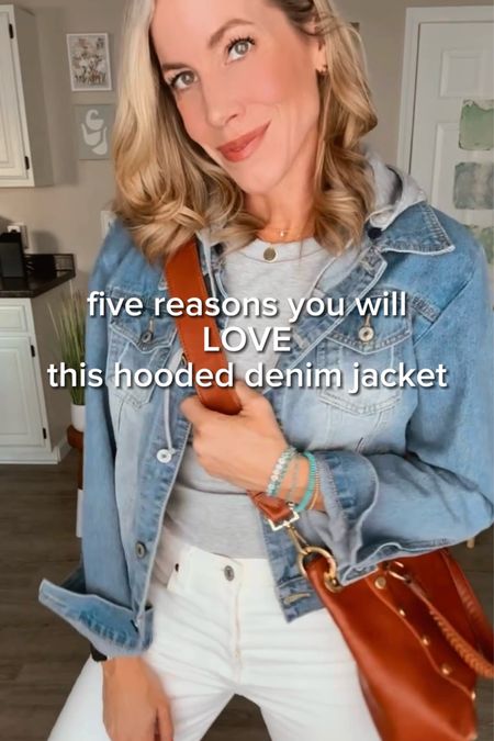💙 HOODED DENIM JACKET 💙

Hit that follow button if you are over 40 and love finding comfy, high quality pieces to add to your closet!  I LOVE this denim jacket because it has a hood (which is removable) and the fit is so cute!  The quality is great and it looks so cute with white denim!

#amazonfashion #founditonamazon #springfashion #denimjacket #springoutfit #fashionreel #momoutfits #amazonlooks #amazonfit #amazonshopping #styleover40 #styletipsforwomen #stylereels #styletips #outfitreel #outfitreels #ltkunder50 #ltkunder100 

Denim Jacket | White Denim| Amazon Finds | Amazon Must Haves | Over 40 Style | Mom Fashion | Mom Outfits | Amazon Favorites | Pinterest Aesthetic 