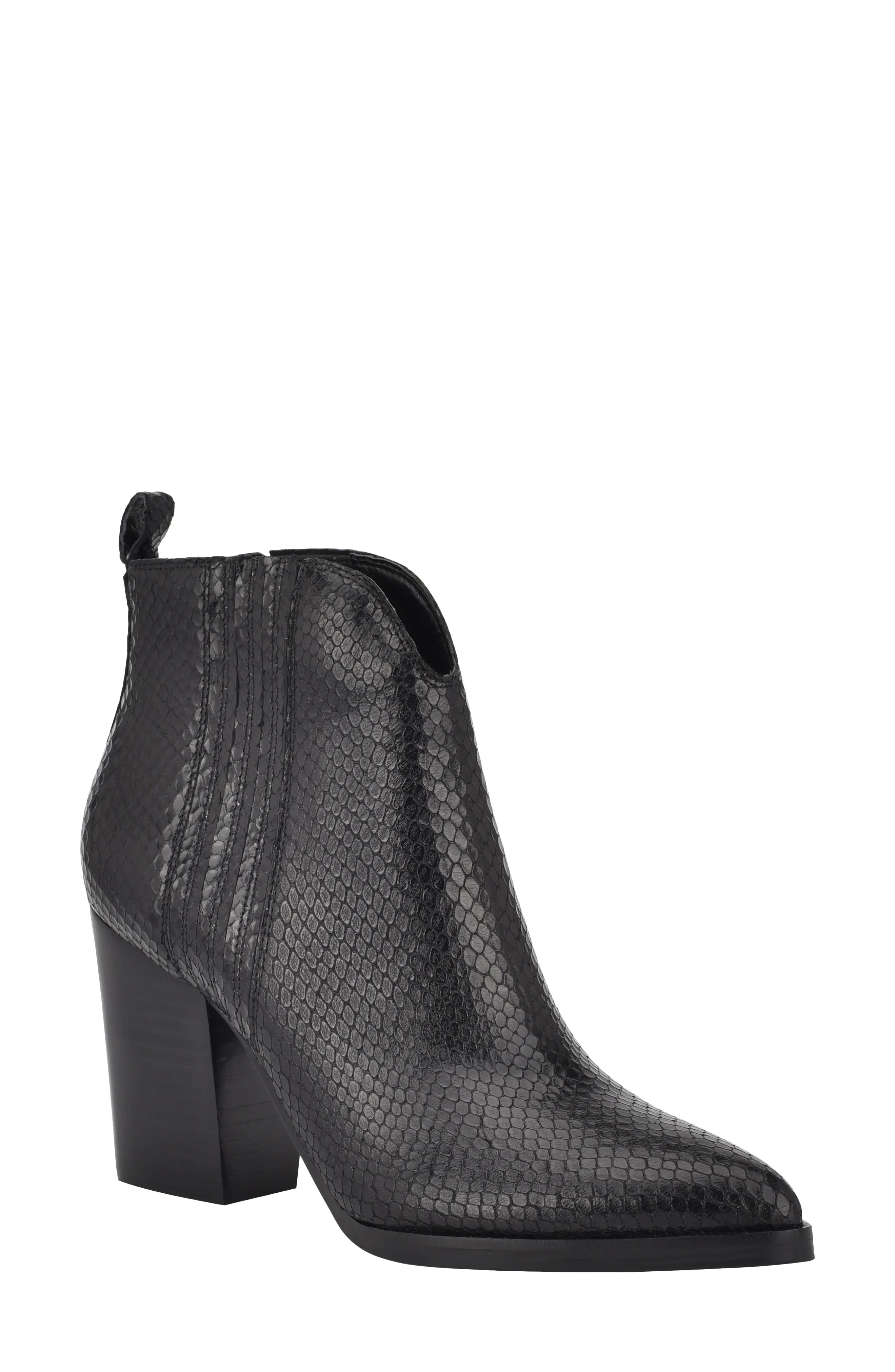Women's Marc Fisher Ltd Annabel Bootie, Size 5 M - Black | Nordstrom