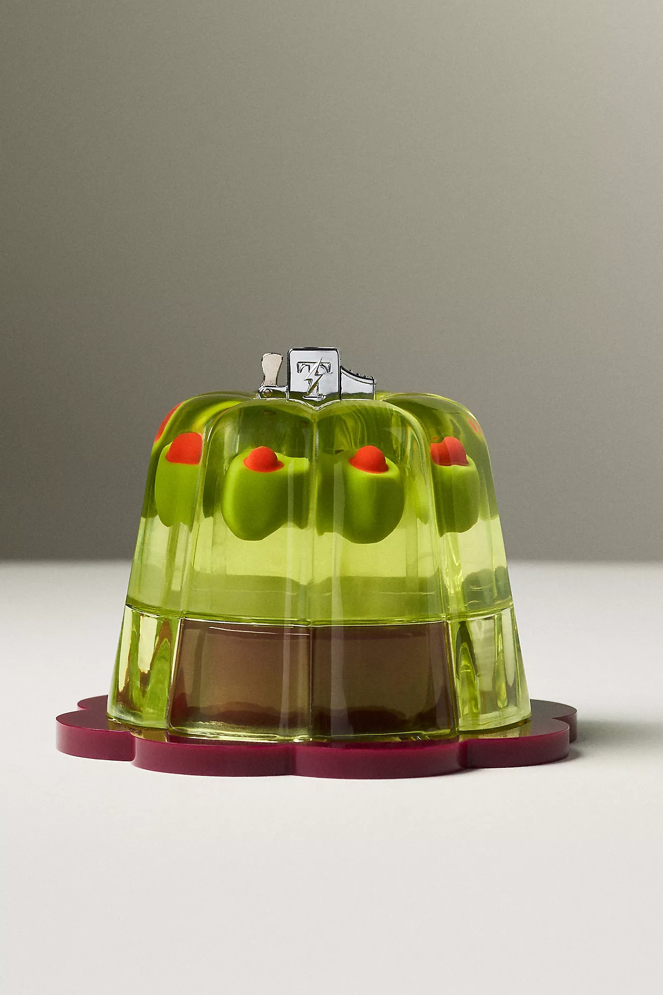 Edie Parker Olive Jelly Tabletop Lighter | Anthropologie (US)