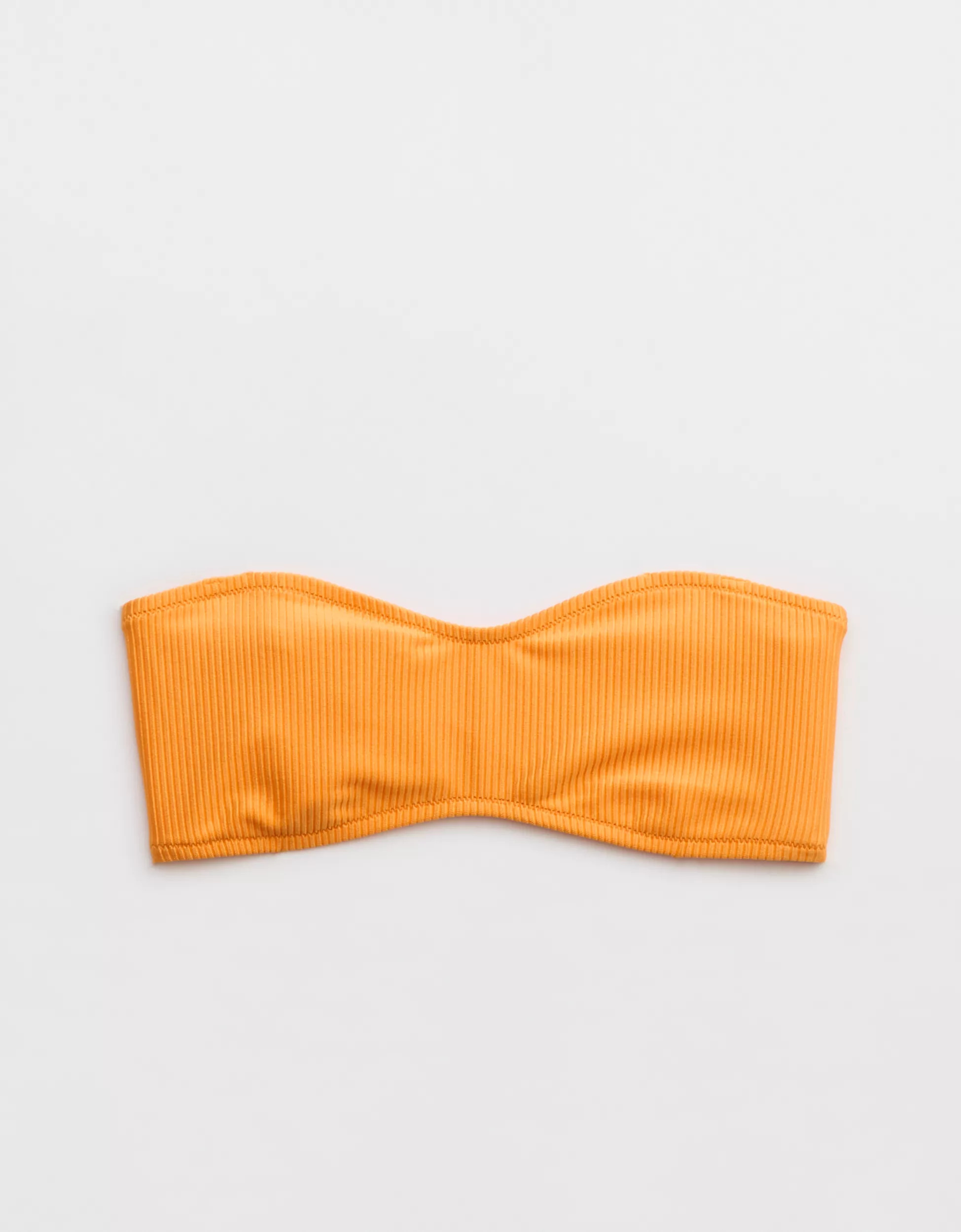 Aerie Shine Rib Bandeau Bikini Top | Aerie