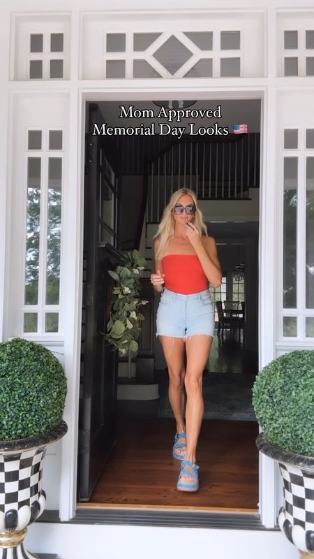 Memorial Day Looks 🇺🇸 wearing a small in top and bottom swimsuit, 

#LTKSeasonal #LTKFestival