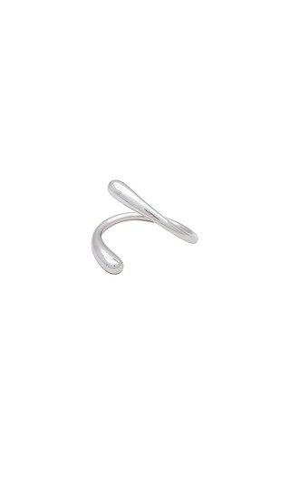 Twisted Dash Cuff in Silver | Revolve Clothing (Global)
