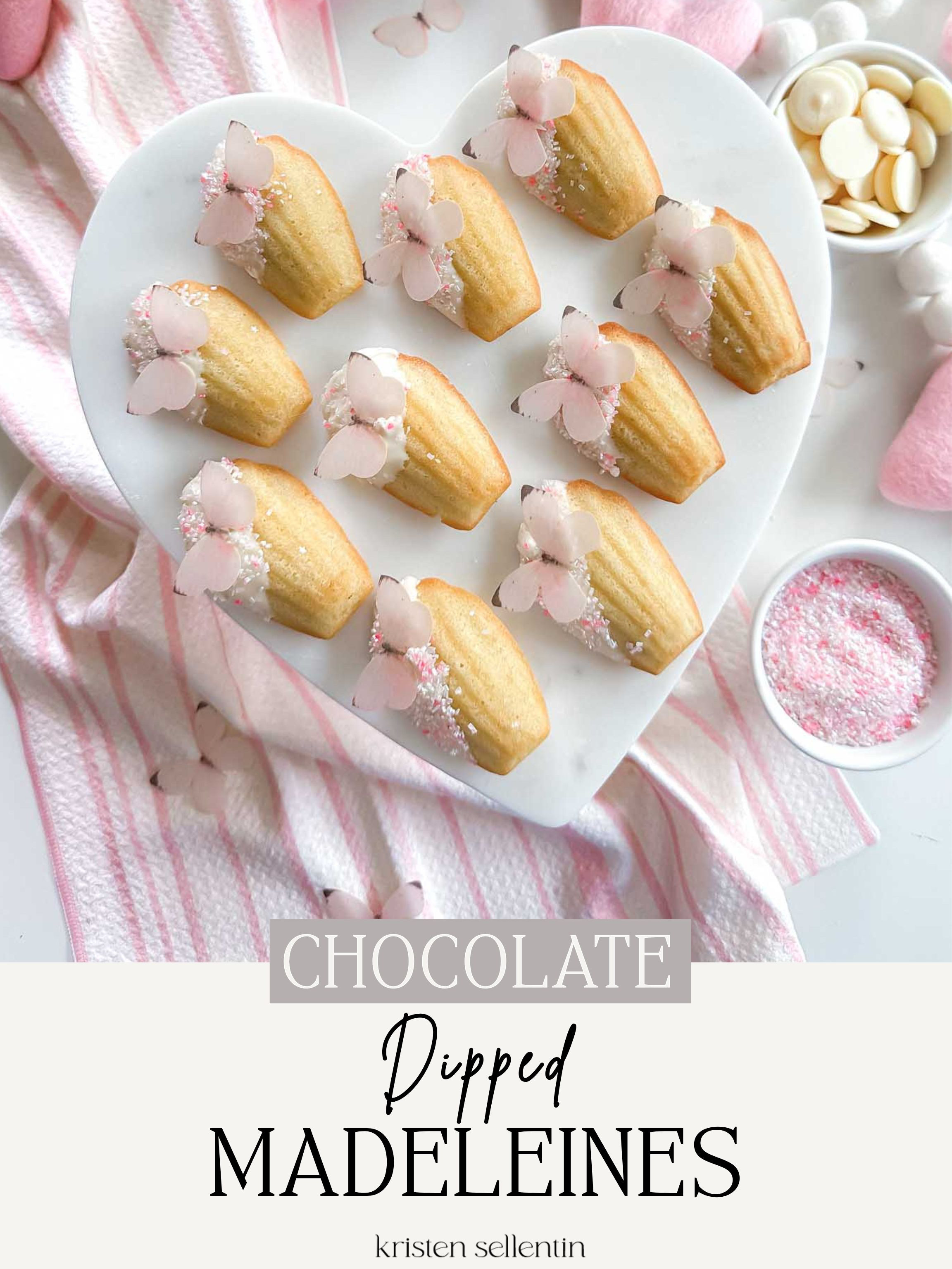 Dipped Madeleines w/ edible sugar paper butterflies 🦋 

 #LTKMothersDay #LTKfoodie #LTKSeasonal