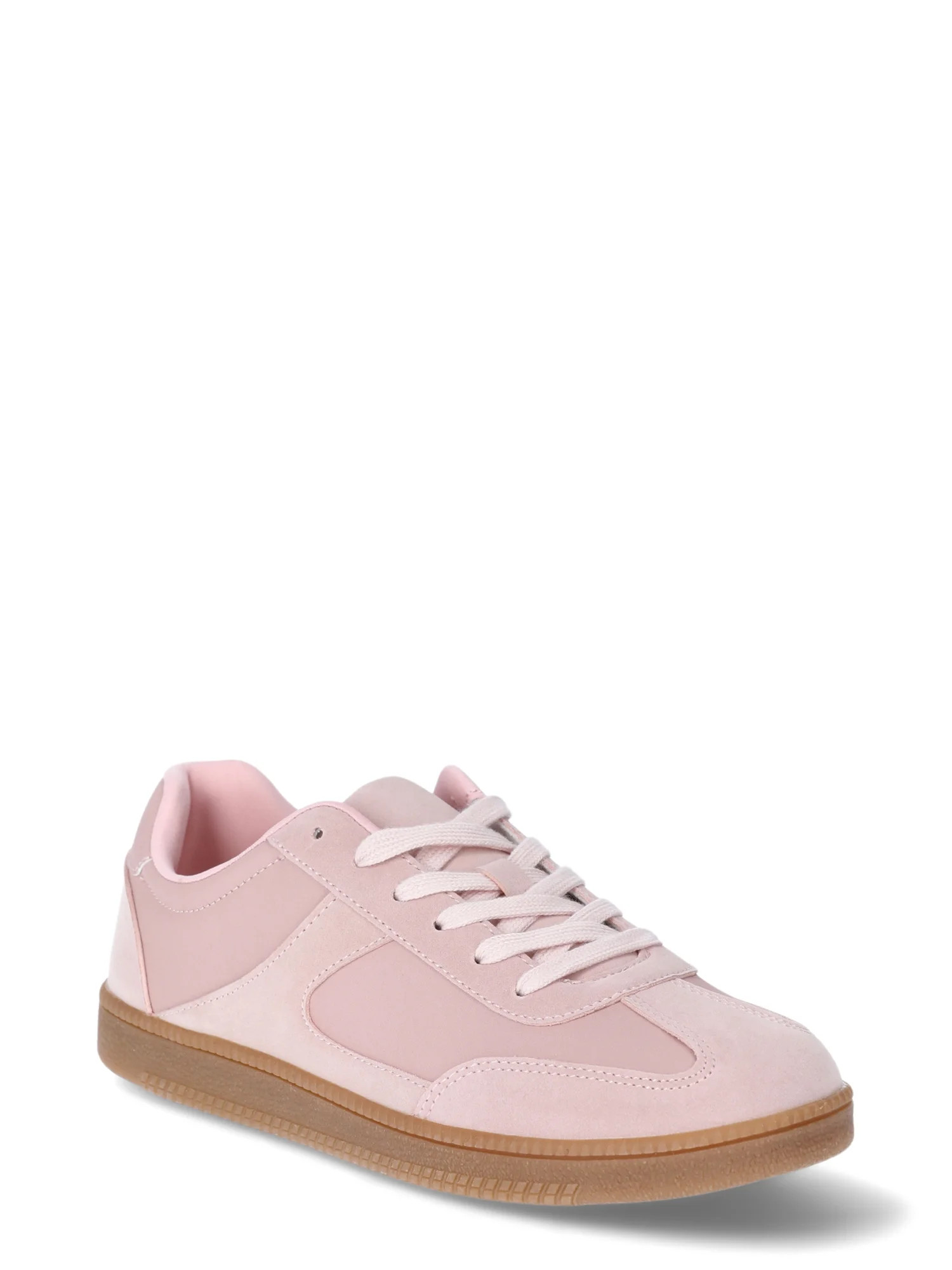 No Boundaries Women's Lace Up Sport Sneakers, Wide Width Available | Walmart (US)