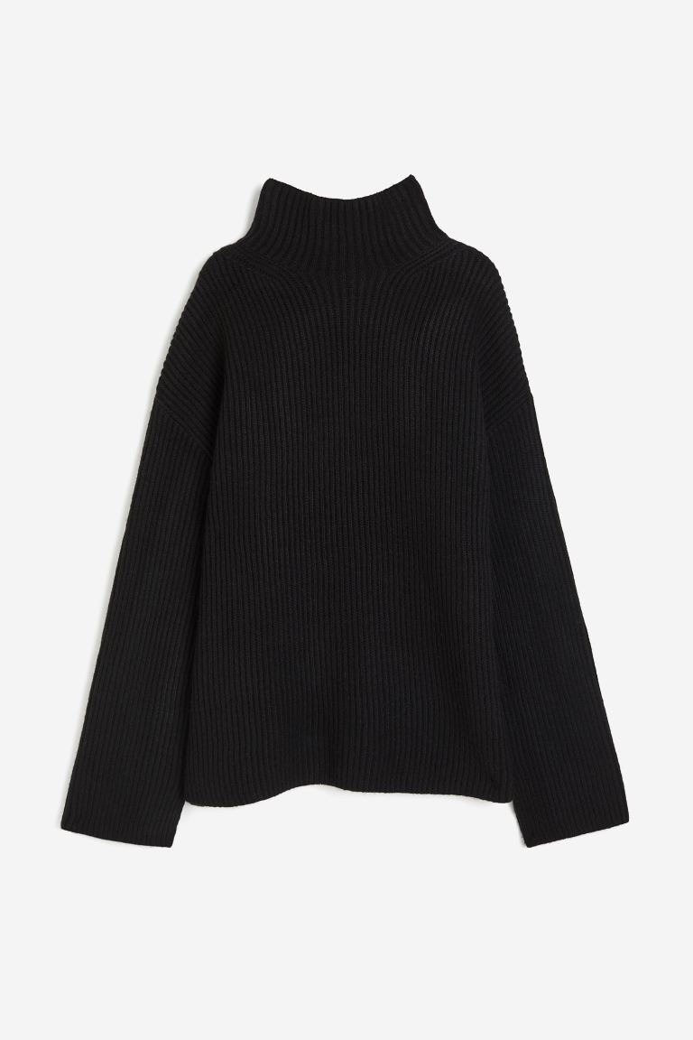 Rib-knit turtleneck jumper | H&M (UK, MY, IN, SG, PH, TW, HK)