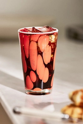 Dapple Dot Hand-Blown Highball Glass | Anthropologie (US)