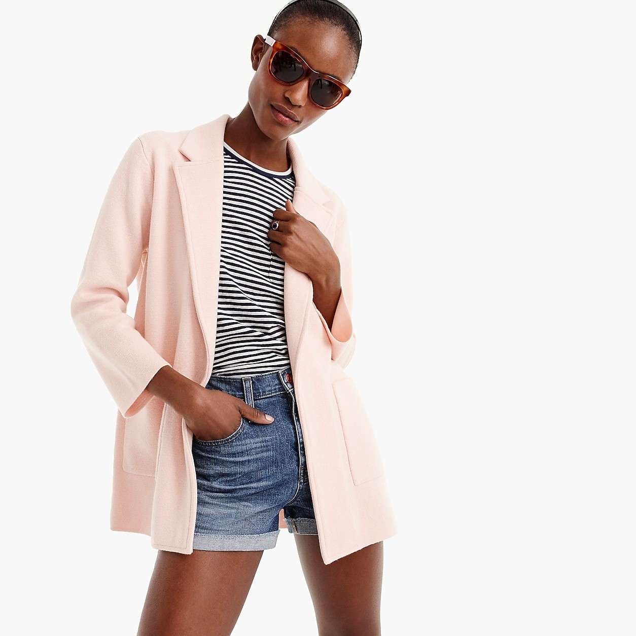 New lightweight sweater-blazer | J. Crew US