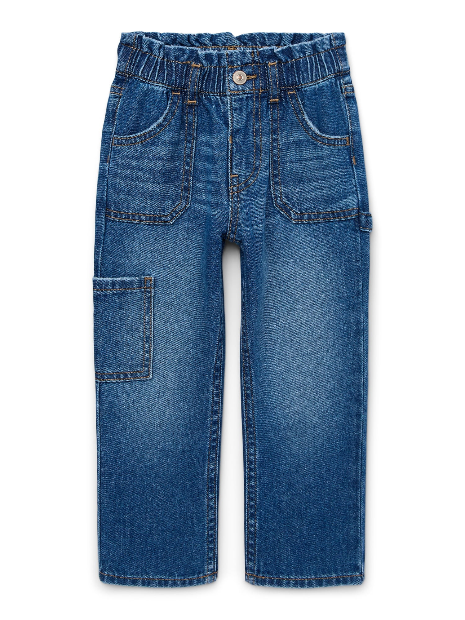 Wonder Nation Toddler Girl Fashion Denim Jeans, Sizes 12M-5T | Walmart (US)