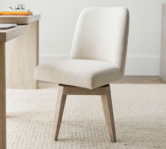 Layton Upholstered Desk Chair | Pottery Barn (US)