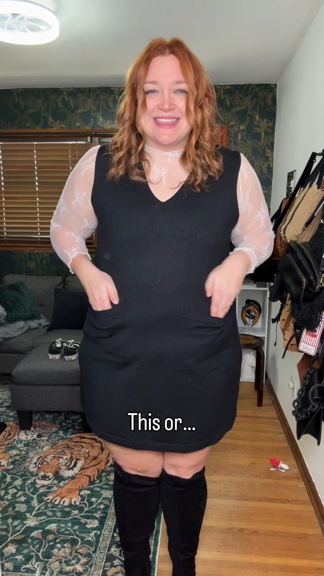 Same outfit with two different fits.

#LTKootd #LTKPlusSize #LTKMidsize