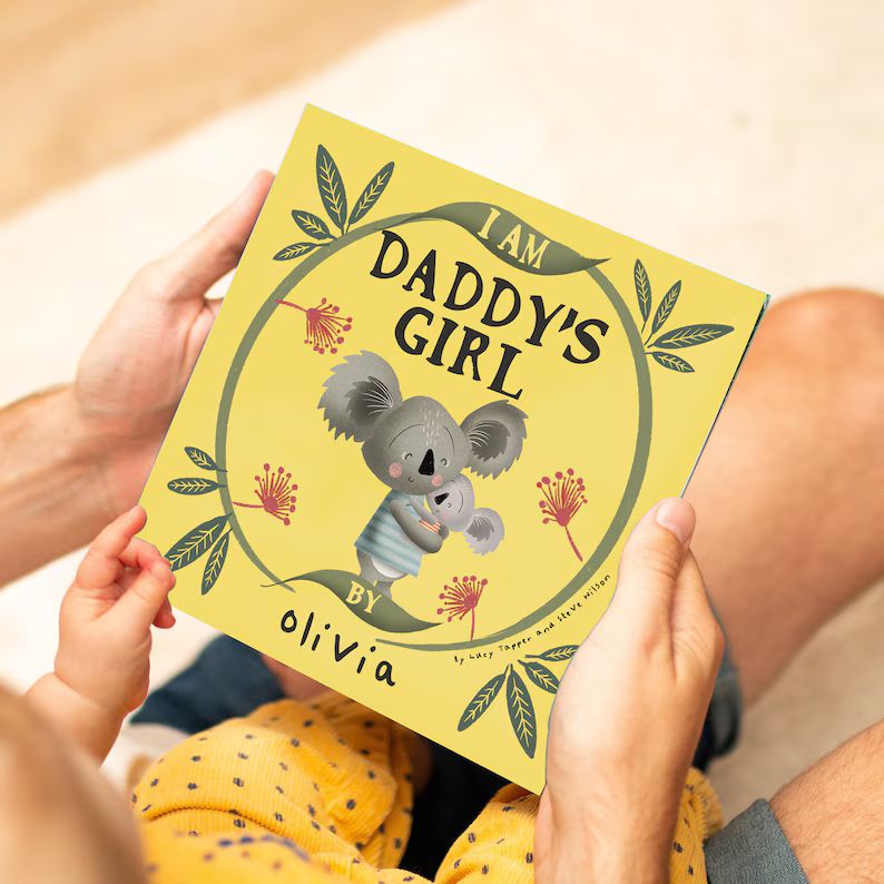 Personalised 'Why I'm Daddy's Boy/Girl' New Dad Book | First Father's Day Gift | First Time Dad G... | Etsy (US)