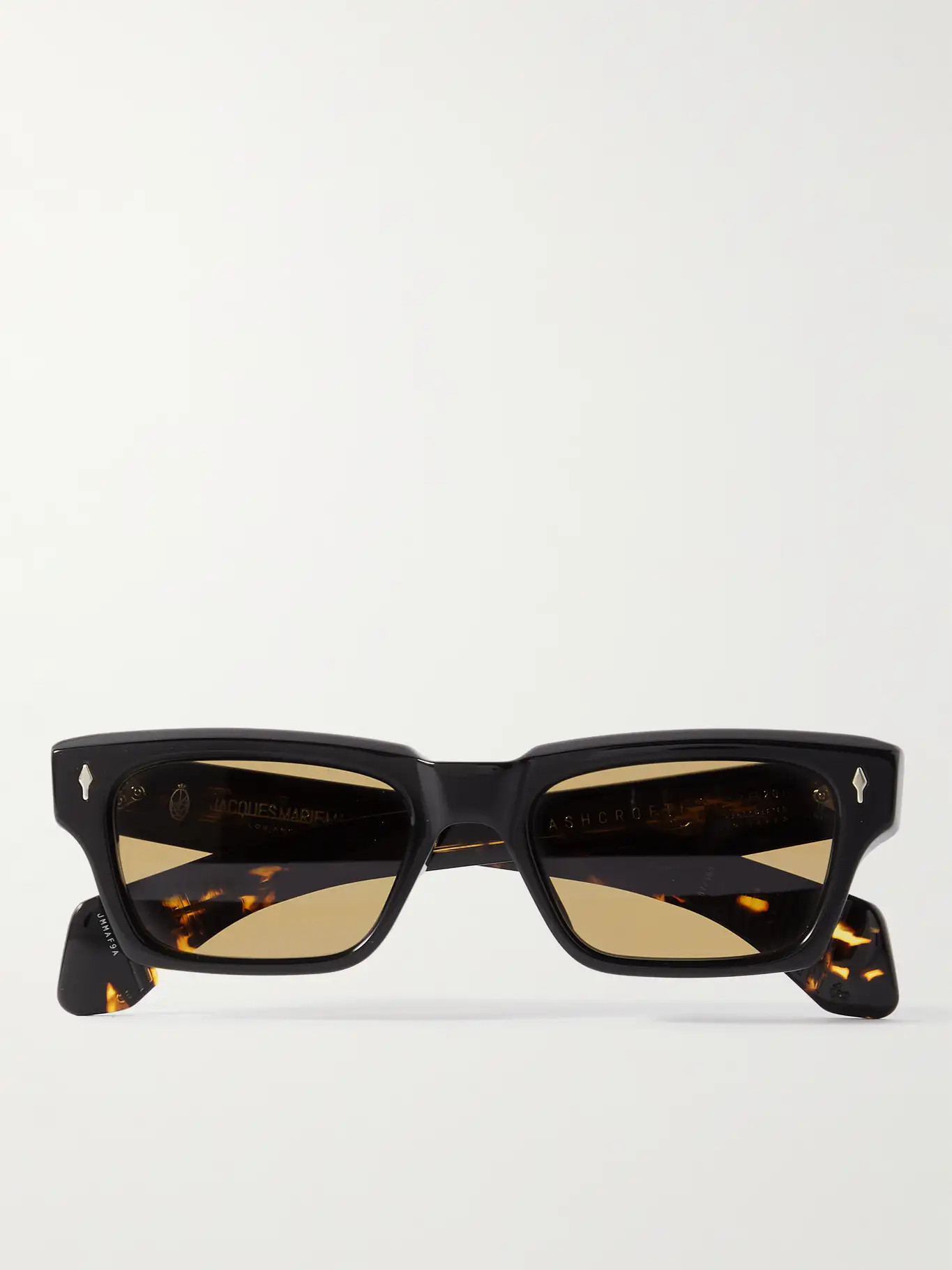 Ashcroft Rectangular-Frame Tortoiseshell Acetate Sunglasses | Mr Porter (UK)