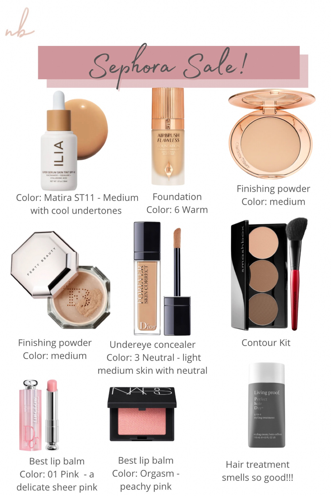 My go to hair & makeup products! Use code: SAVENOW

Rouge members 20% OFF 4/14 - 4/24
VIB members 15-% OFF 4/18 - 4/24
Insider members 10% OFF 4/18 - 4/24

#LTKBeautySale #LTKsalealert #LTKbeauty