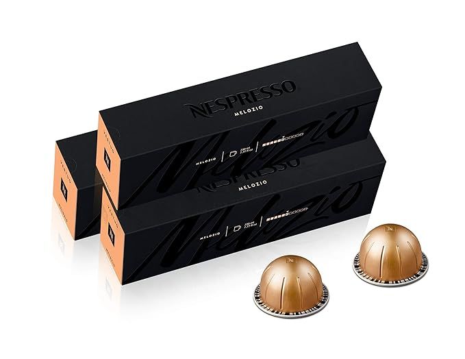 Nespresso Capsules VertuoLine, Melozio, Medium Roast Coffee, 30 Count Coffee Pods, Brews 7.8oz | Amazon (US)