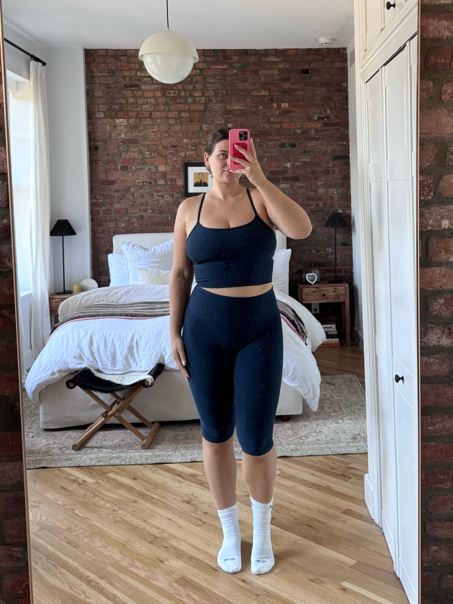 All navy workout outfit today 

#LTKActive #LTKMidsize