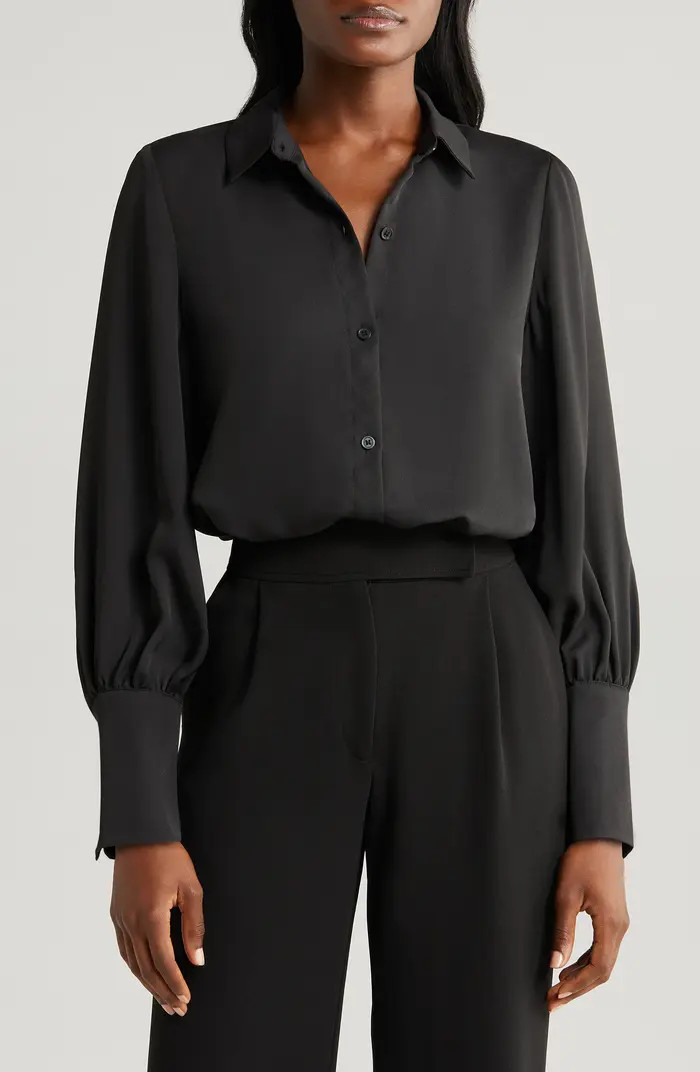 Halogen® Long Sleeve Button-Up Shirt | Nordstrom | Nordstrom