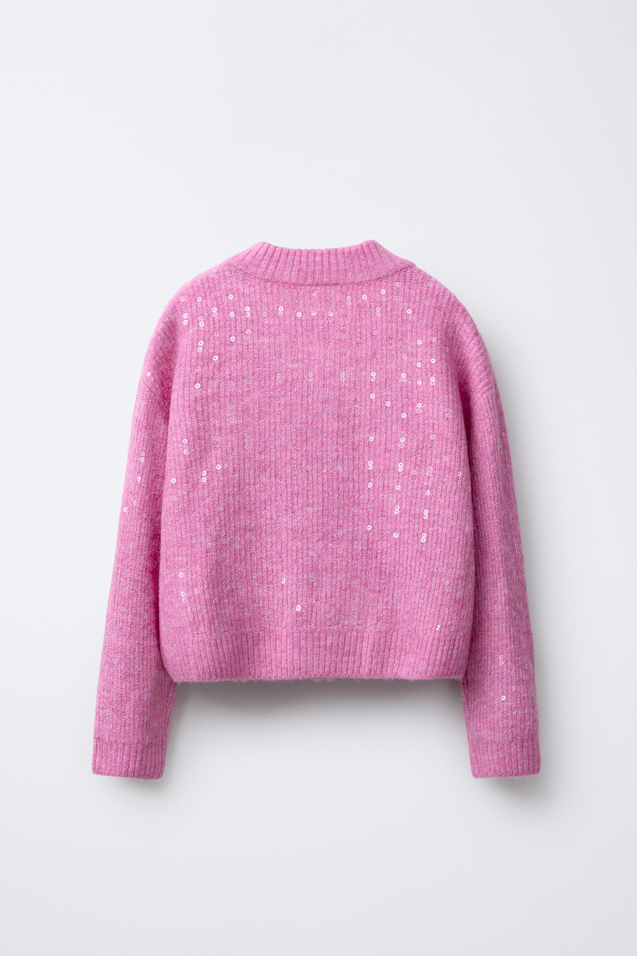 SEQUIN KNIT SWEATER | Zara US