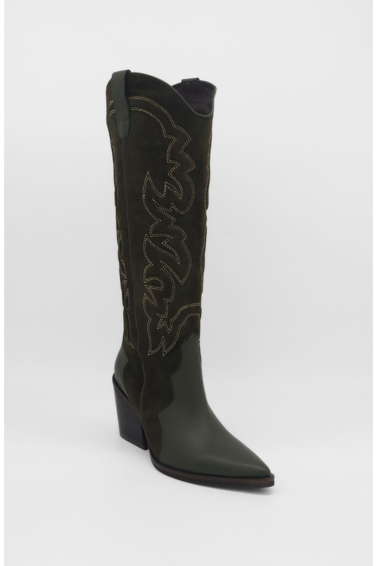 Sfarzo Western Suede Leather Knee High Boots (Women) | Nordstrom | Nordstrom