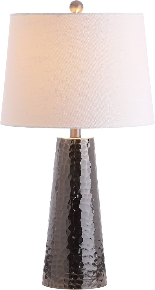JONATHAN Y JYL3024A Wells 26" Hammered Metal LED Table Lamp Modern Contemporary Bedside Desk Nigh... | Amazon (US)