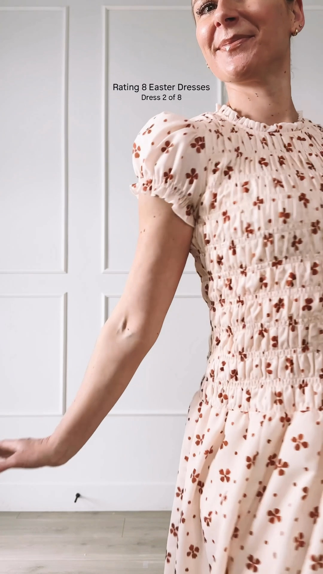 smocked floral midi dress for Easter 🌸

#LTKgrwm #LTKmomlife #LTKootd