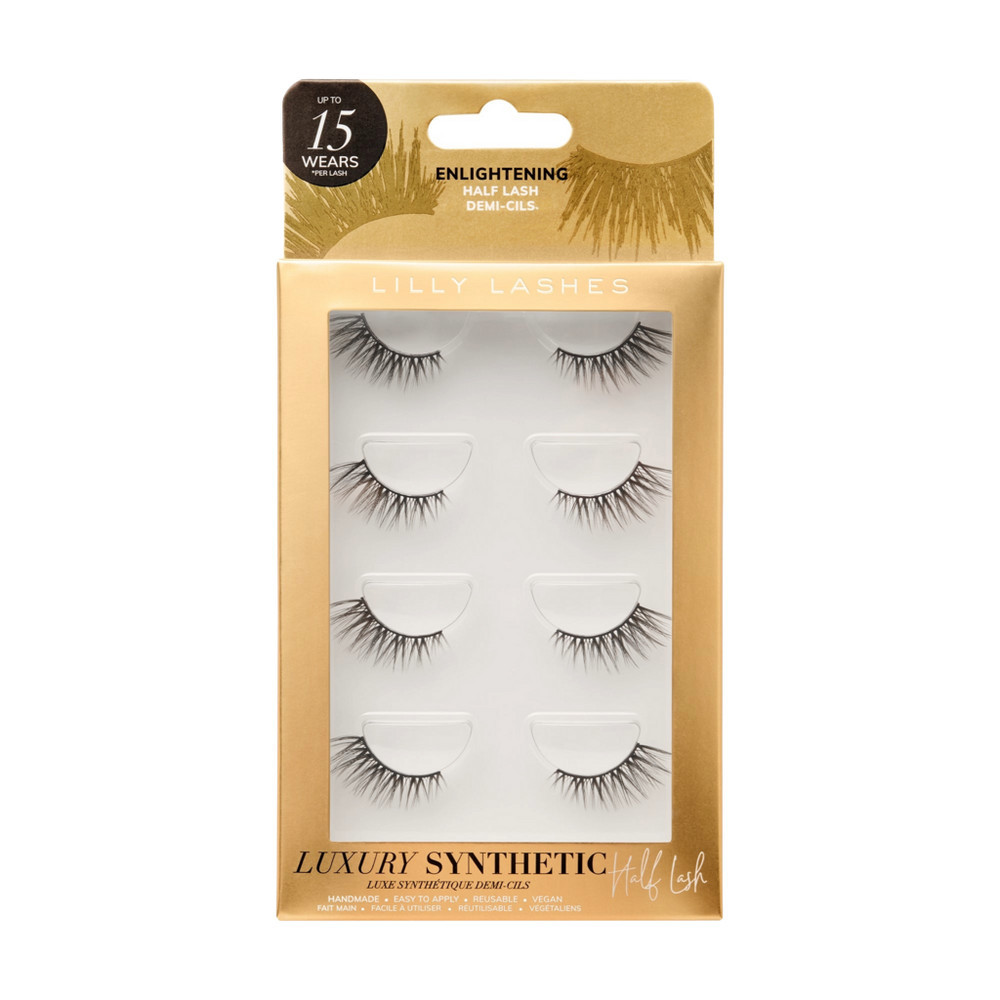 Lilly Lashes Luxury Synthetic Half Lashes 4-Pack - Enlightening | Ulta