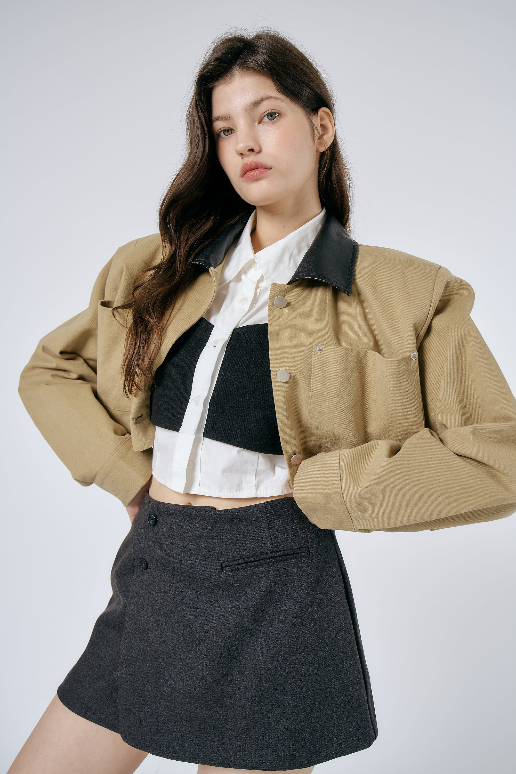 Lala Cropped Jacket | Storets (Global)