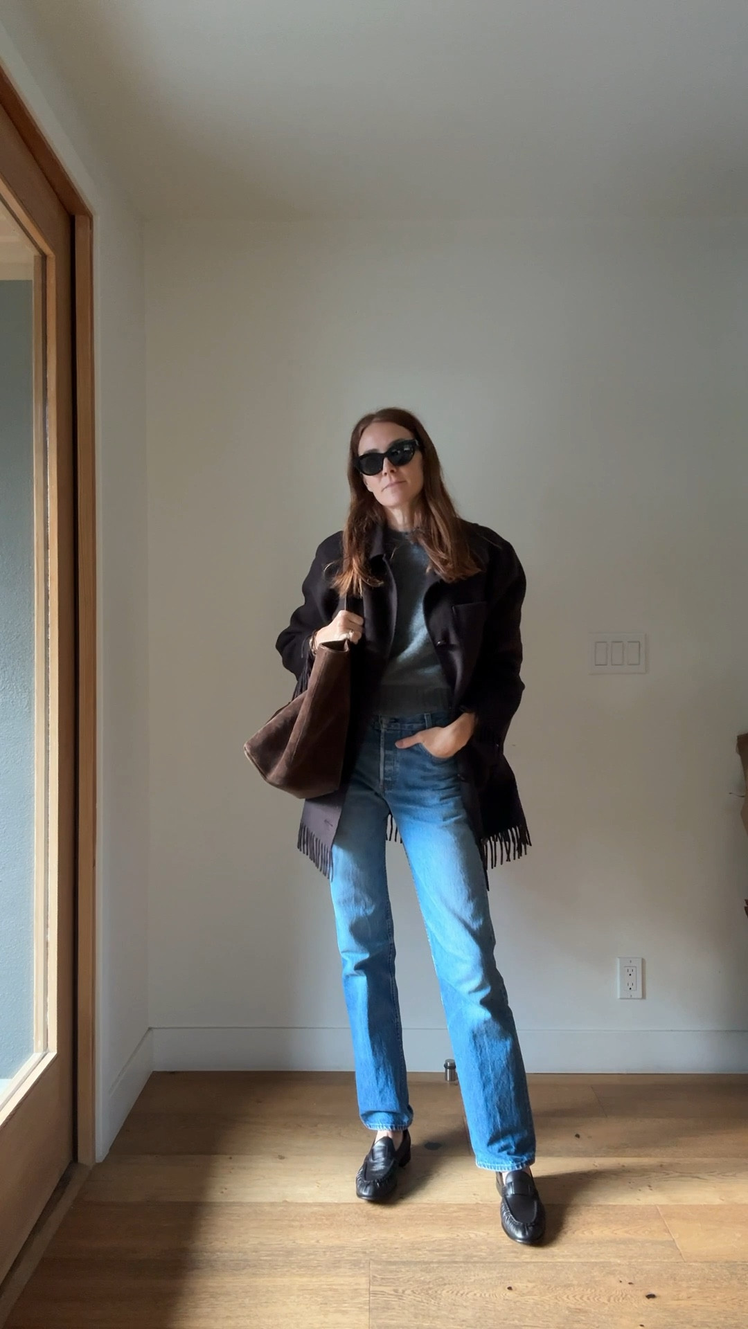 Fringe Doen coat, little Liffner bag, Jenni Kayne loafers and vintage jeans. 

#LTKgrwm #LTKootd #LTKSaleAlert