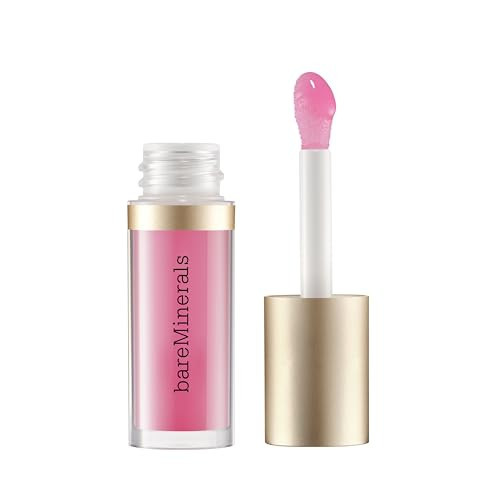 bareMinerals Nourishing Lip Oil, Ultra-Hydrating, Non-Sticky & High-Shine, Clean & Vegan Formula with 9 Botanical Oils & Hyaluronic Acid for Soft, Smooth Lips, Delight | Amazon (US)