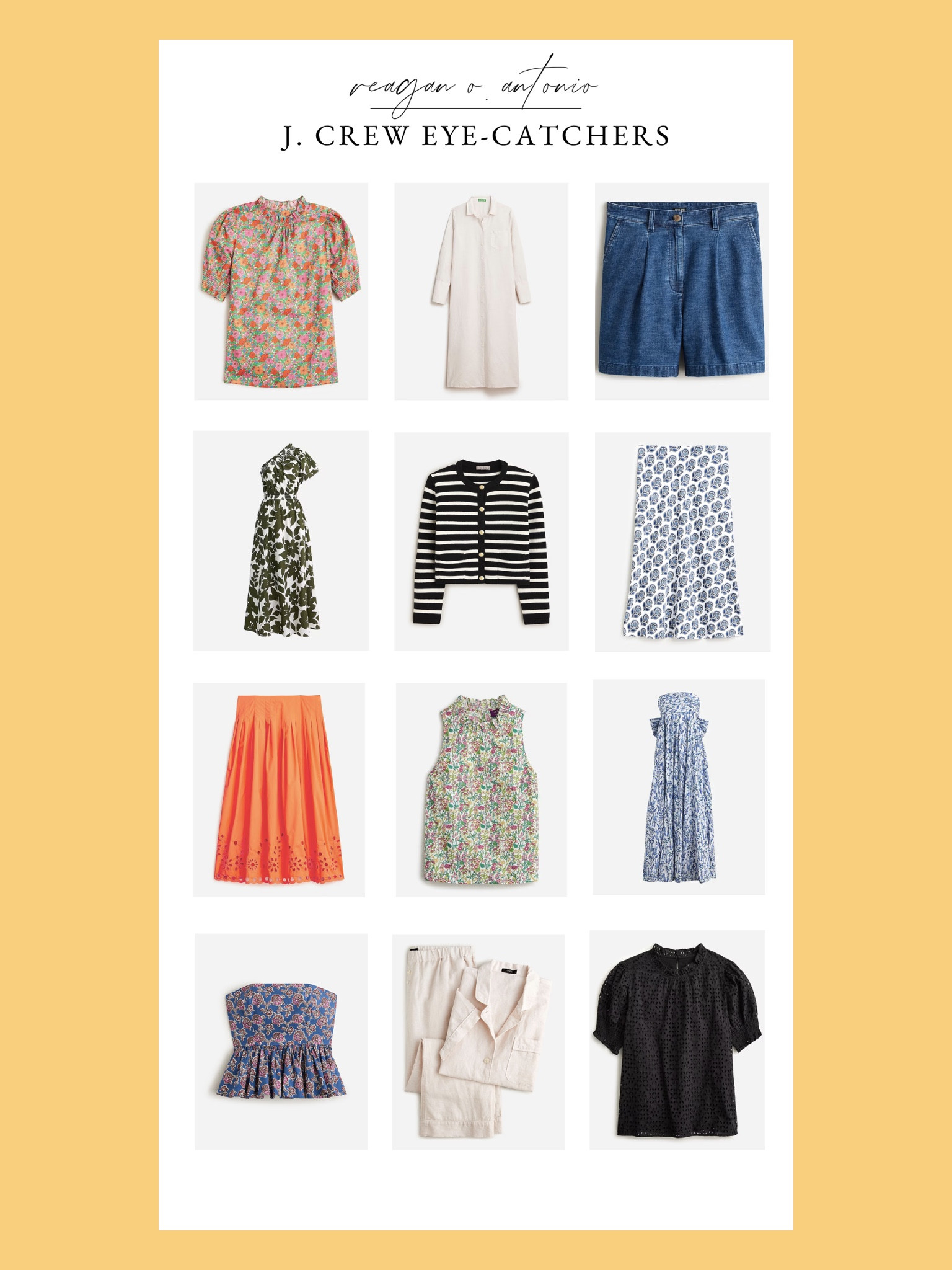 J. Crew eye catchers.  So many gems and lots of items on sale too! 

#LTKsalealert