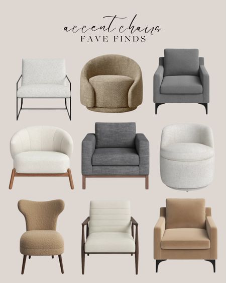 Wayfair accent chairs fave finds:
White accent chairs a. Gray accent chairs. Cream accent chair. Light brown accent chairs.

#LTKsalealert #LTKhome