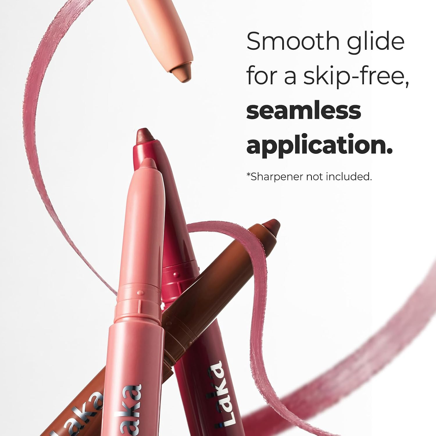 Laka Lip Liner - Smooth & Blendable Soft Matte Lip Contour Pencil for Shaping & Overlining Lips |... | Amazon (US)