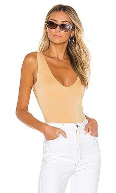 Lovers and Friends Diane Bodysuit in Tan from Revolve.com | Revolve Clothing (Global)