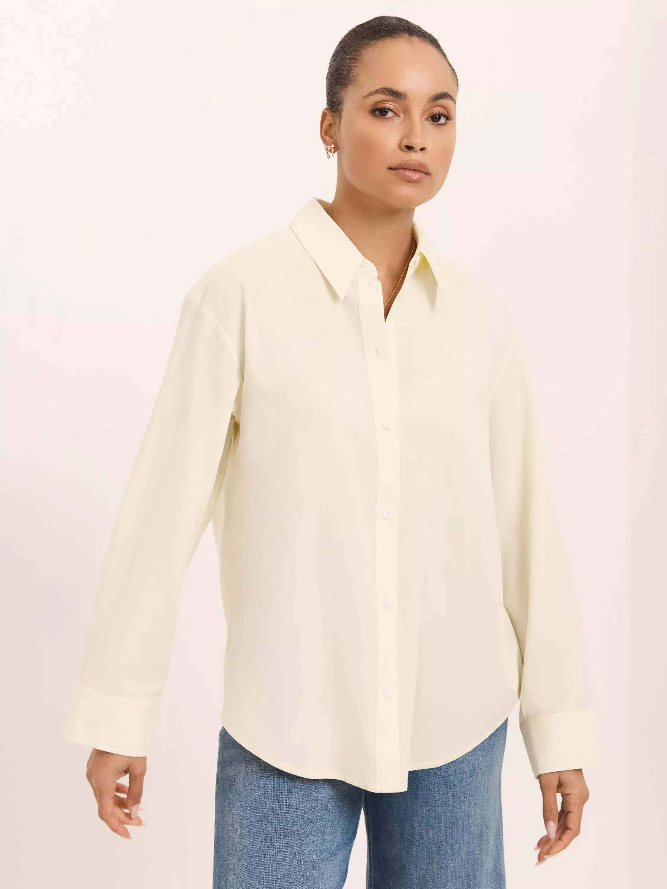 Mint Velvet Oversized Long Sleeve Shirt | John Lewis (UK)