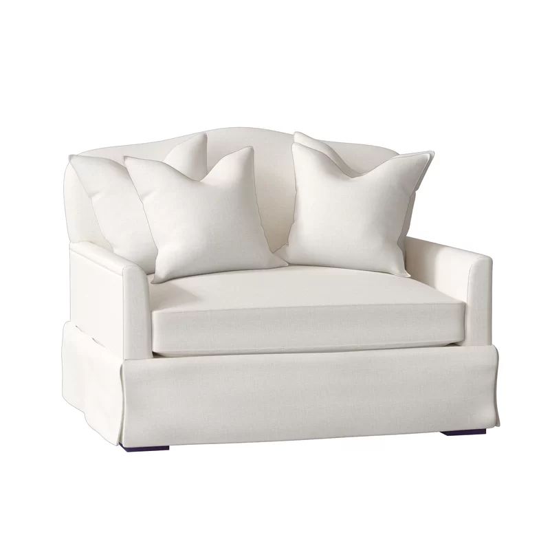 Fairchild Upholstered Slipcovered Armchair | Wayfair North America