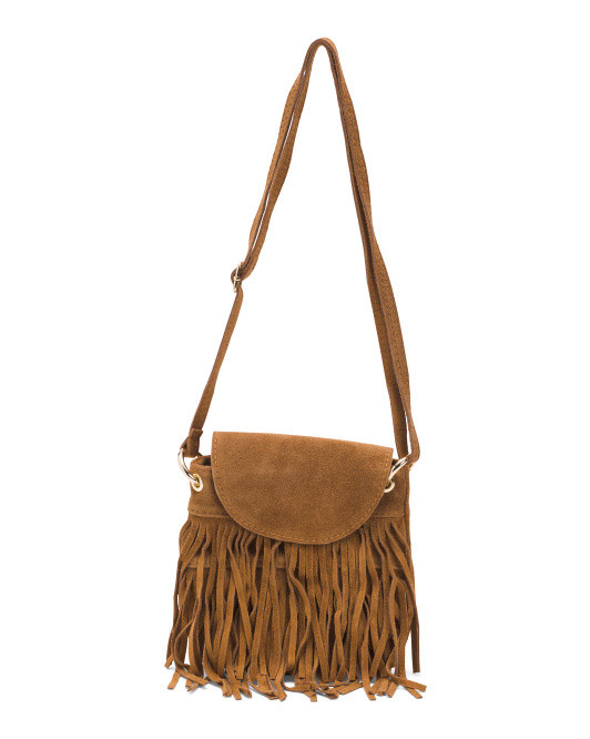 PERSAMAN NEW YORK
							
							Made In Italy Suede Fringe Crossbody
						
						
							

	
		... | Marshalls