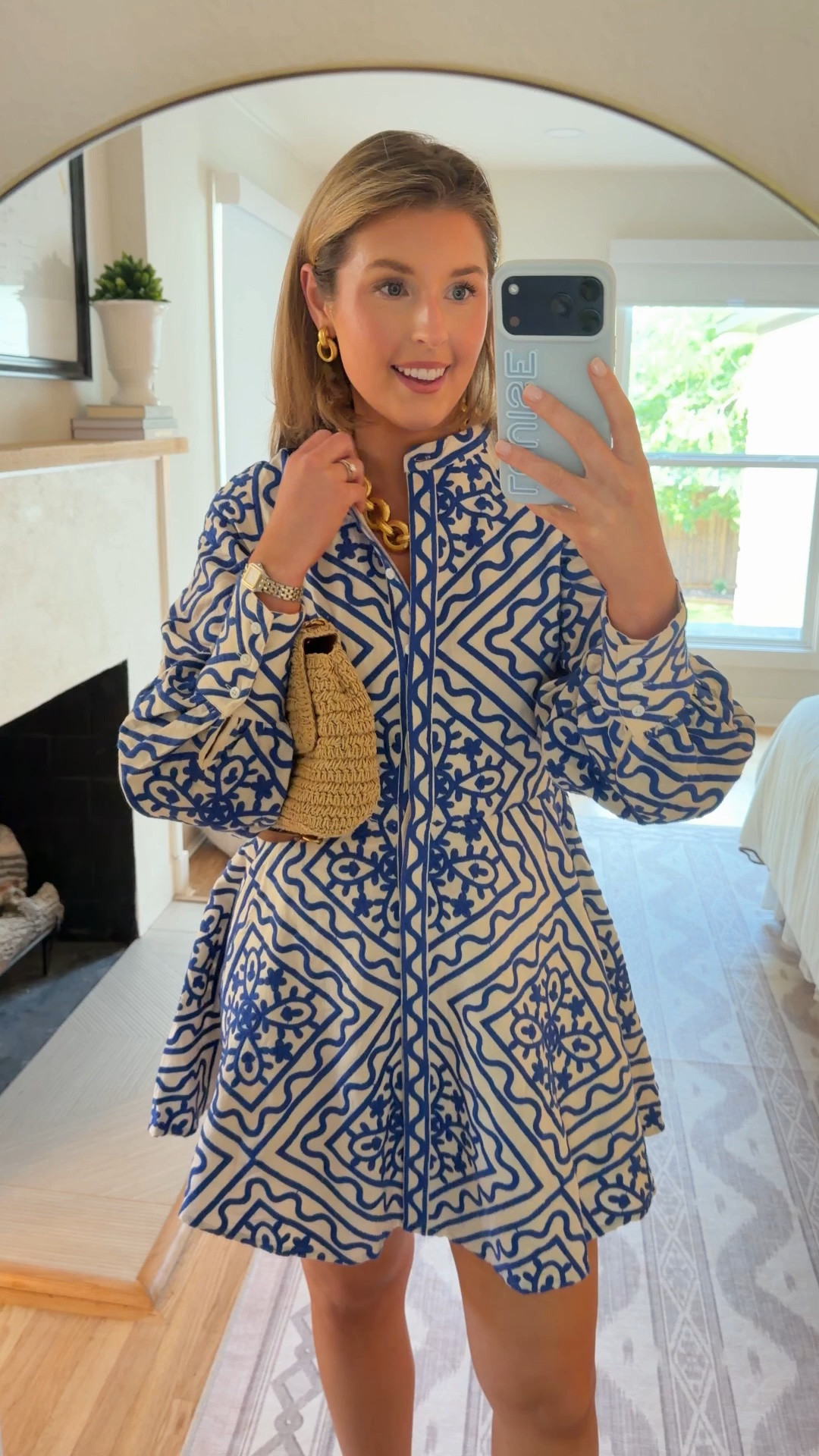 Sezane OOTN! Wearing a 2 in dress