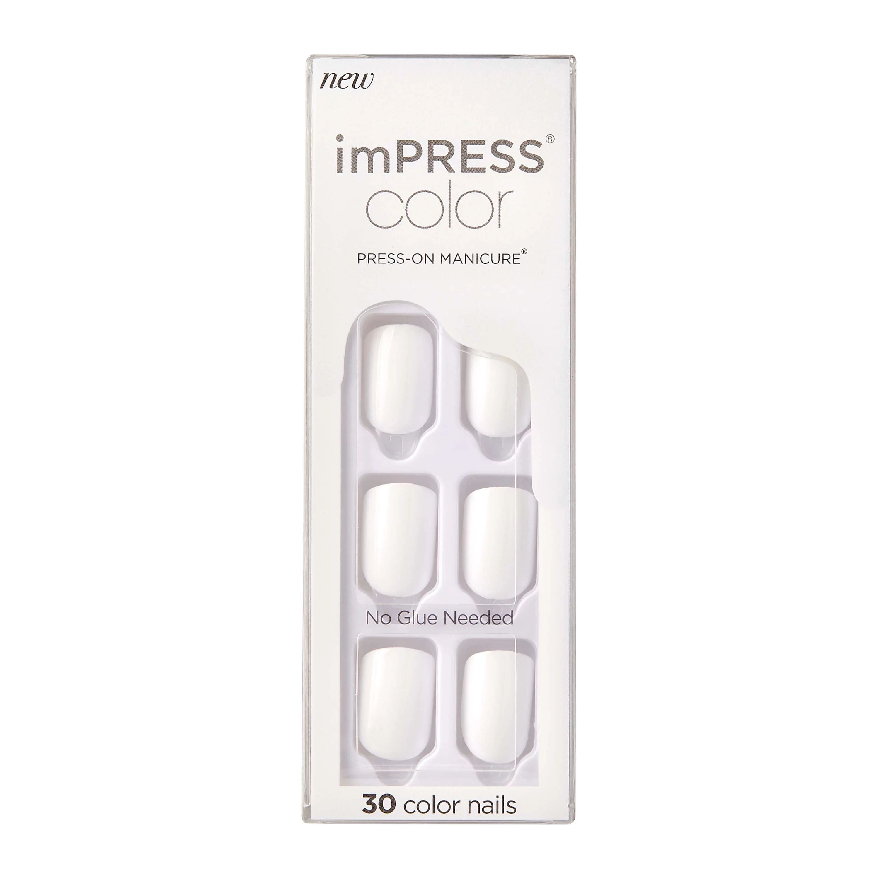 imPRESS Color Press-on Manicure, Frosting, Short | Walmart (US)