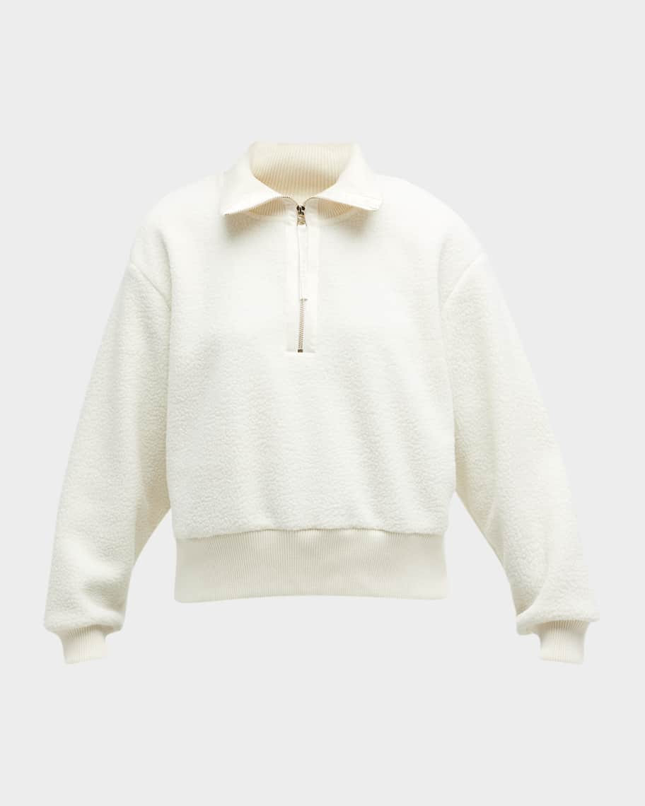 Roselle Half-Zip Fleece Pullover | Neiman Marcus