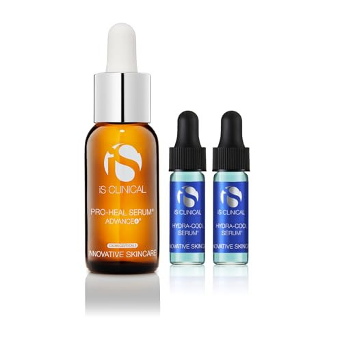 iS CLINICAL Pro-Heal Serum Advance+ Antioxidant-Rich Serum With Vitamin C, E, and A for Redness, Irritation, Wrinkle-Smoothing, Sun Damage Repairing, 1 Fl Oz with Hydra-Cool Sample | Amazon (US)