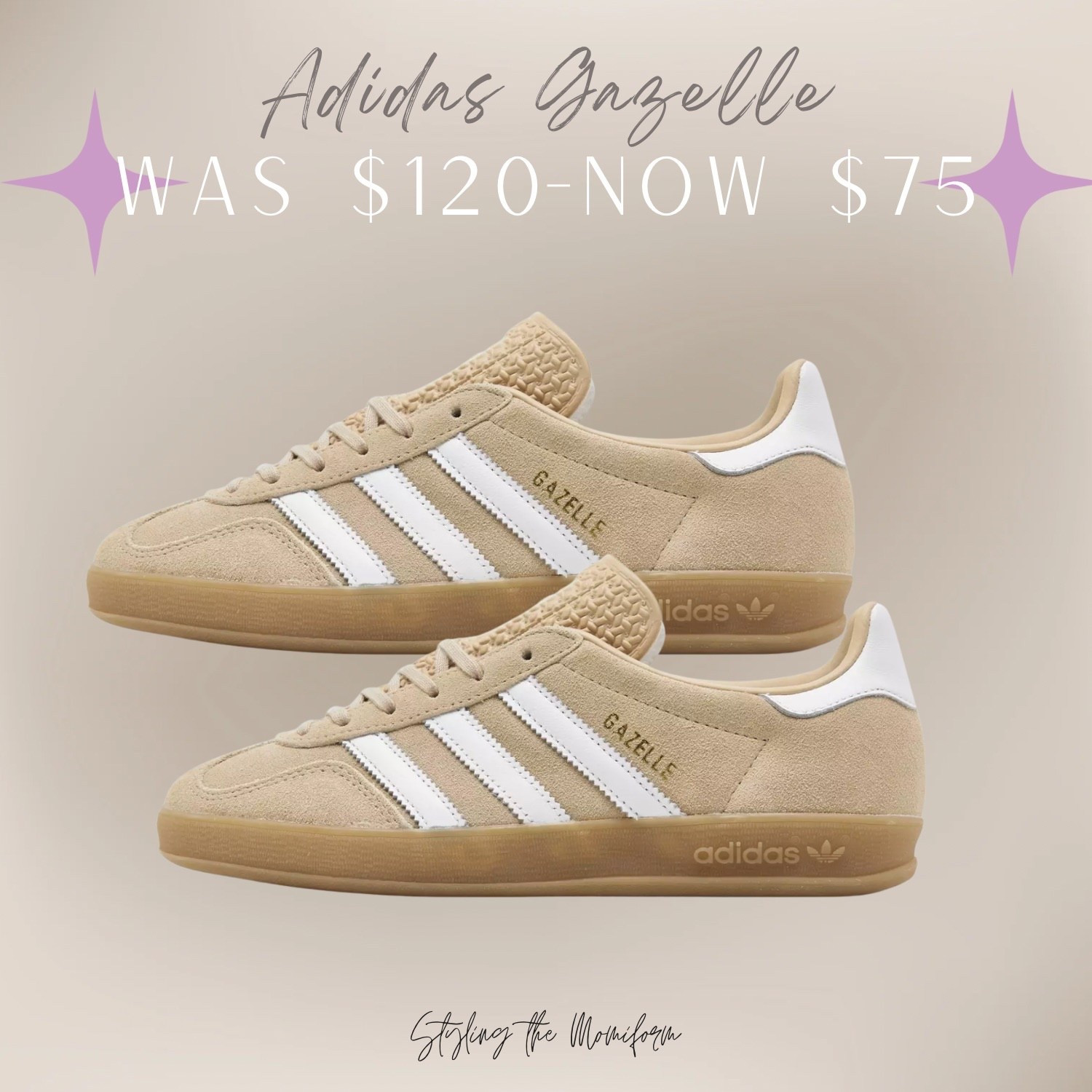 🔥DOTD!! adidas Gazelle $45 OFF in the perfect neutral!!


#LTKShoeCrush #LTKSaleAlert #LTKFindsUnder100