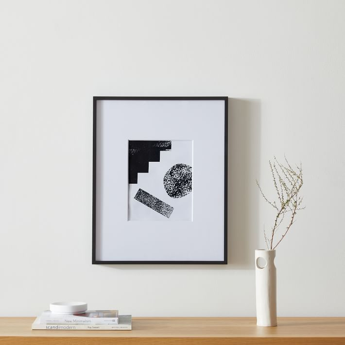 Multi-Mat Metal Gallery Frames - Black | West Elm (US)