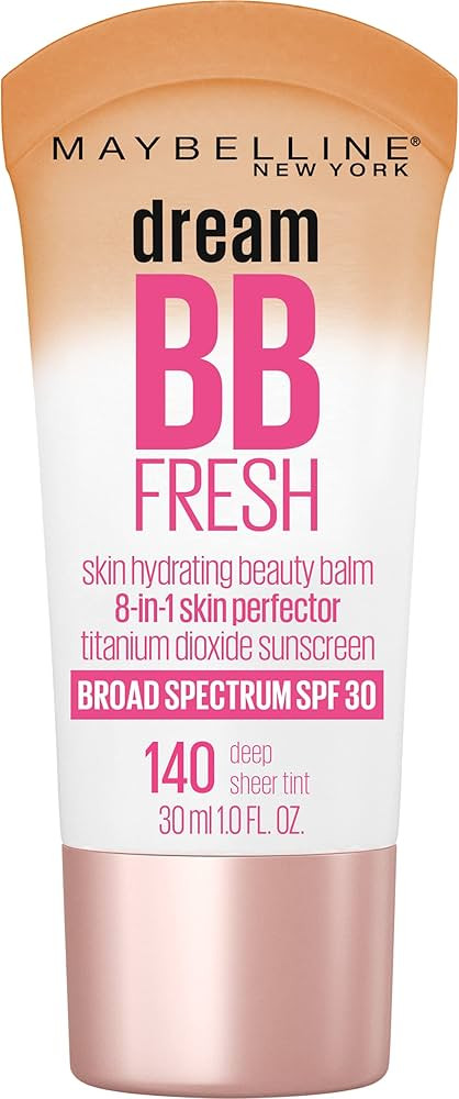 Maybelline New York Dream Fresh Skin Hydrating BB Cream, 8-in-1 Skin Perfecting Beauty Balm With ... | Amazon (US)